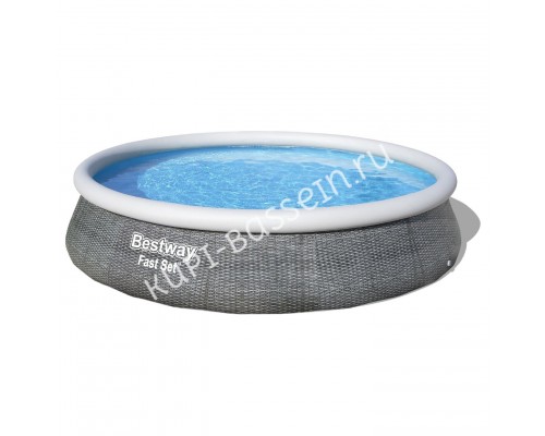 Надувной бассейн Bestway 57372 (457х107 см) с фильтром и лестницей