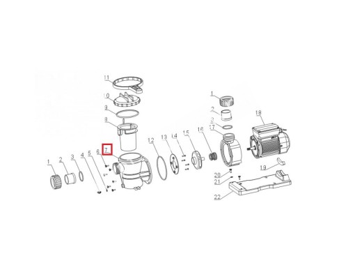 Корпус префильтра Aquaviva VWS/STP 25-50