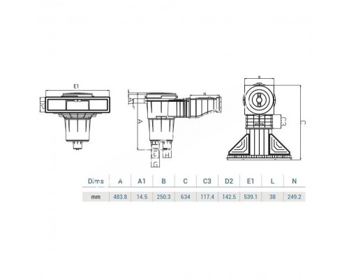 Скиммер Hayward 3139 Mirror для бассейна - идеальное решение для чистоты