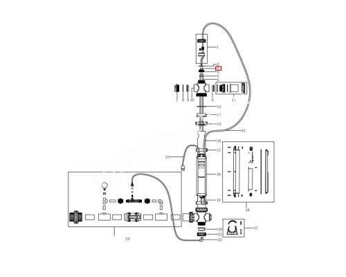 Лампа E130428 для ультрафиолетовой установки Aquaviva NT-UV87 (106775328)