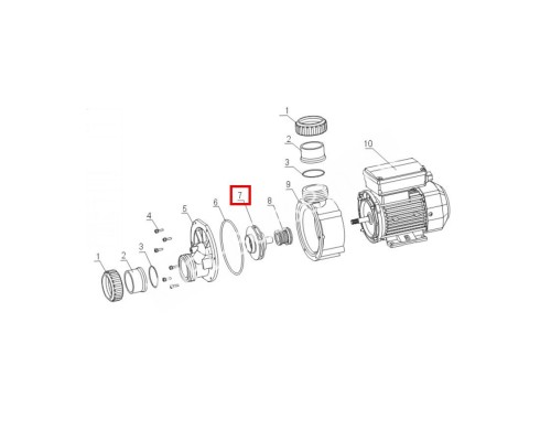 Крыльчатка для насоса Aquaviva JA75