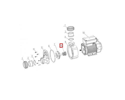Сальник для насоса  Aquaviva LP\JA\WTC\STP\SWIM
