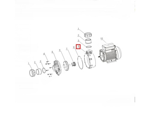 Корпус насоса Aquaviva WTC