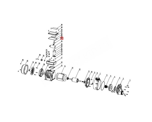 Крыльчатка вентилятора для насоса Aquaviva WTC