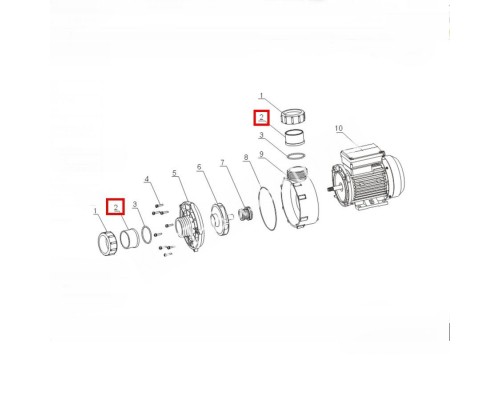 Соединительная муфта для насоса Aquaviva WTC
