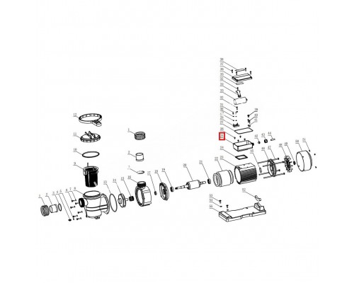 Крыльчатка вентилятора насоса Aquaviva STP