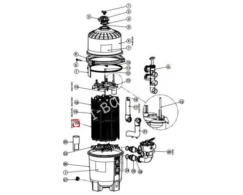Фильтрующий элемент Hayward (DEX3600DS) для бассейна