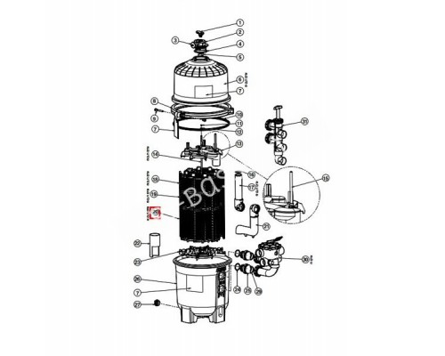 Фильтрующий элемент Hayward (DEX6000DS) для бассейна