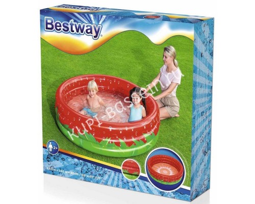 Детский надувной бассейн Bestway 51145 Сладкая клубника 160x38 см Детский надувной бассейн Bestway 51145 Сладкая клубника 160x38 см