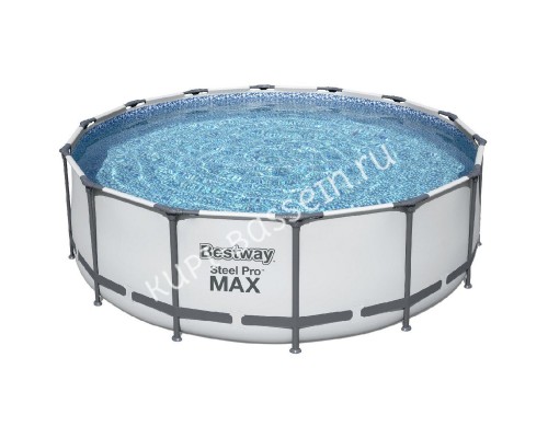 Каркасный бассейн Bestway Steel Pro 5612X с фильтром, тентом и лестницей Каркасный бассейн Bestway Steel Pro 5612X с фильтром, тентом и лестницей