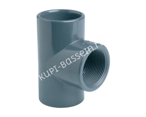 Тройник 90° переходной с резьбой EFFAST d32x1" (RGRTIG032D) для бассейна Тройник 90° переходной с резьбой EFFAST d32x1" (RGRTIG032D) для бассейна
