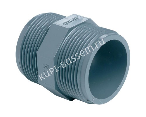 Ниппель переходной ПВХ EFFAST d1-1/2" (RERNIE050F) для бассейна