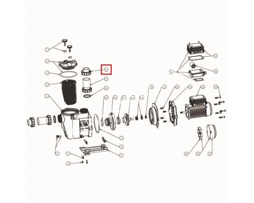 Соединительная муфта насоса Hayward RS II