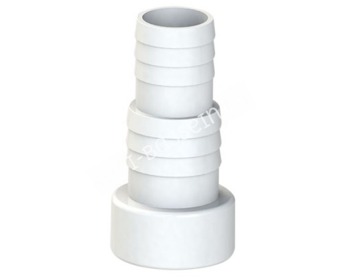 Соединитель шланга Aquaviva, клеевой (32/38х50 мм) для бассейна