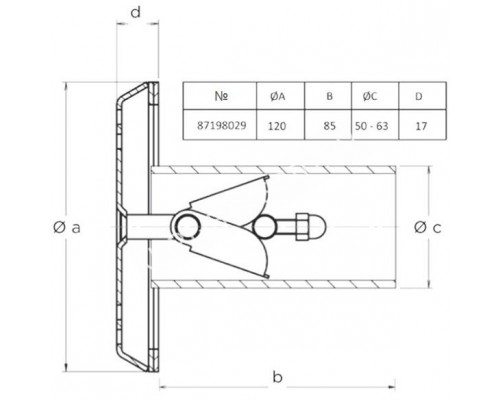 Форсунка всасывающая регулируемая Flexinox 87198029 для бассейна под бетон