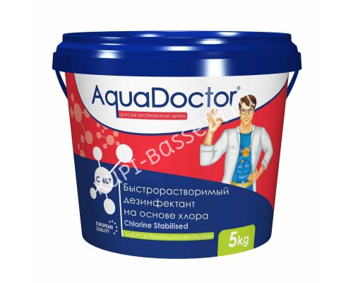 AquaDoctor C-60T 5 кг в таблетках для бассейна - эффективное средство AquaDoctor C-60T 5 кг в таблетках для бассейна - эффективное средство