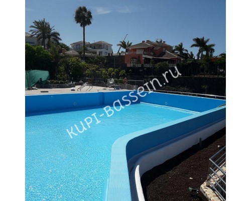 Лайнер Cefil France (голубой) 2.05 х 25.2 м для бассейна