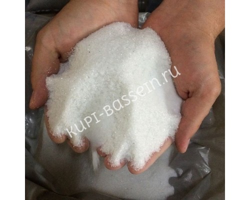 Песок стеклянный Aquaviva, фракция 0.5 - 1.5 мм