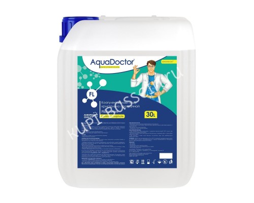 AquaDoctor FL Коагулянт жидкий 30 л для бассейна AquaDoctor FL Коагулянт жидкий 30 л для бассейна