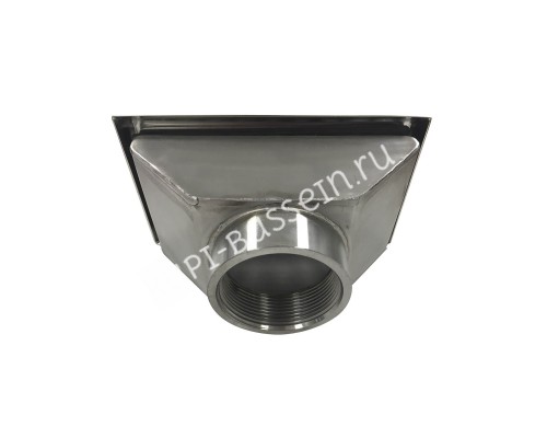 Форсунка перелива под лайнер Marpiscine 17094 (2") нерж.сталь для бассейна