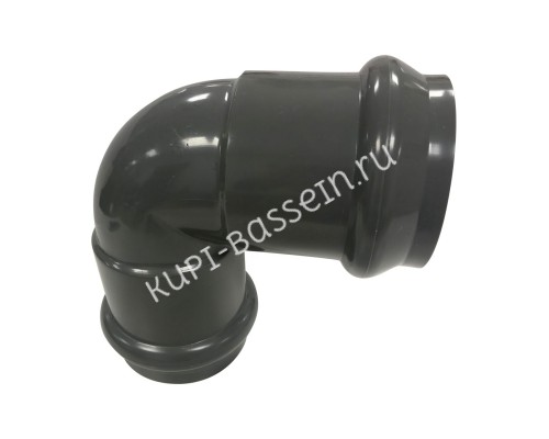 Отвод 90° двухраструбный d110 мм для бассейна