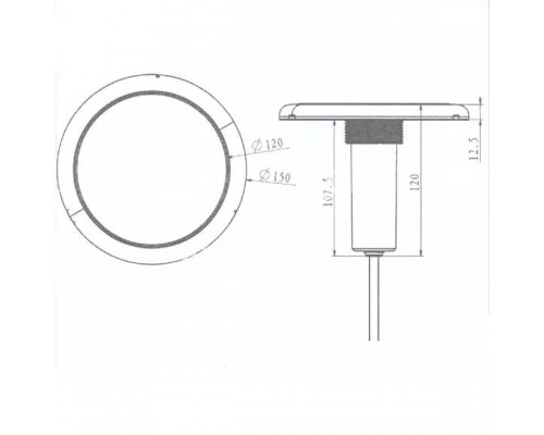 Прожектор светодиодный Aquaviva LED227C 252LED (18 Вт) RGB для бассейна