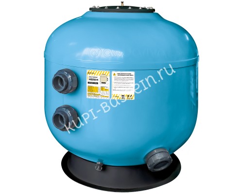 Фильтр AquaViva MS1250-M (62 м³/ч, 1250 мм, 1960 кг, 90 мм, 2,5 Бар, 1 м засыпка )  + люк для выгрузки