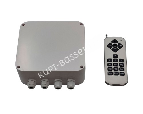 Пульт управления к прожектору AquaViva RGB RC04PRO + трансмиттер (WiFi) Пульт управления к прожектору AquaViva RGB RC04PRO + трансмиттер (WiFi)