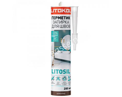 Силиконовый герметик LITOSIL (280 мл) шоколад