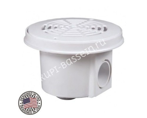 Слив донный Hayward 3252PAK2 2" под бетон (компл. 2 шт) для бассейна