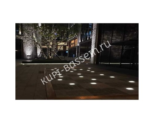 Прожектор LED AquaViva (1led 5W 12/220V) RGB, ABS/AISI316 для бассейна