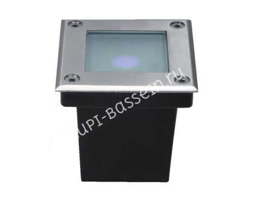 Прожектор LED AquaViva (1led 5W 12/220V) White, ABS/AISI316 для бассейна