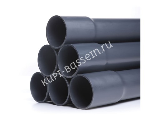 Труба Aquaviva ПВХ d63*4.7 PN 16 L-3 (штука) для бассейна Труба Aquaviva ПВХ d63*4.7 PN 16 L-3 (штука) для бассейна