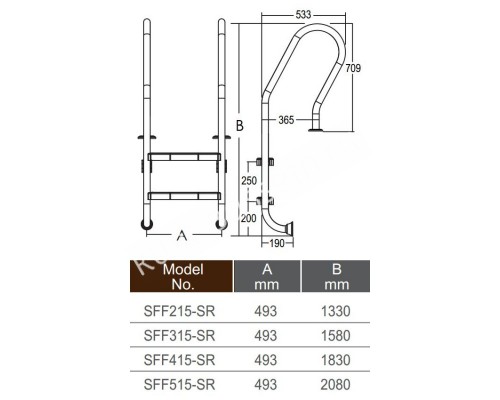 Форсунка стеновая Fitstar 3134420, НР 2", 70мм для бассейна