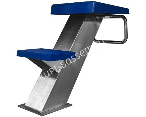 Стартовая тумба AquaViva наклонная из нержавейки для бассейна (700 мм)