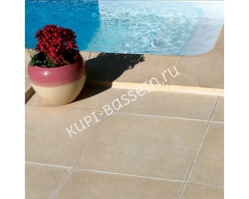 Копинговый камень Fabistone Granitus Canto (Sable) R150 угловой Копинговый камень Fabistone Granitus Canto (Sable) R150 угловой