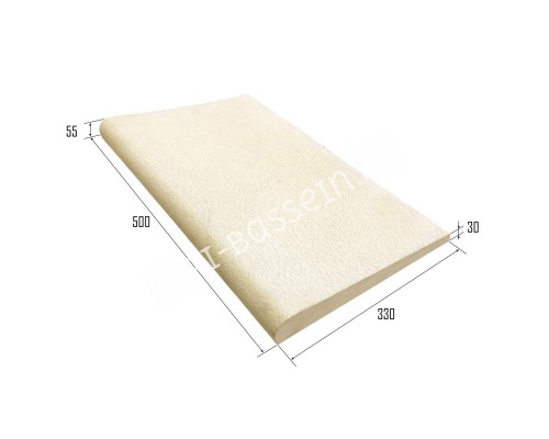 Копинговый камень Fabistone Granitus Direita (Sable)