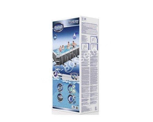 Каркасный бассейн Bestway 56722 с фильтром и лестницей 412х201х122 см Каркасный бассейн Bestway 56722 с фильтром и лестницей 412х201х122 см