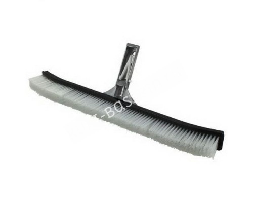 Настенная нейлоновая металлическая щетка (черный / серебристый) 24" для бассейна