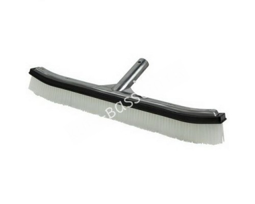 Настенная нейлоновая металлическая щетка (черный / серебристый) 24" для бассейна