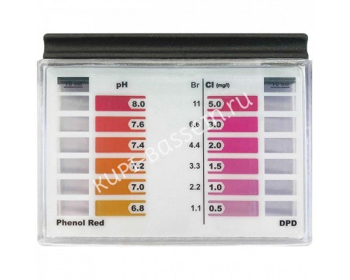 Тестер AquaDoctor Таблеточный для PH/CL/BR (20/20) для бассейна