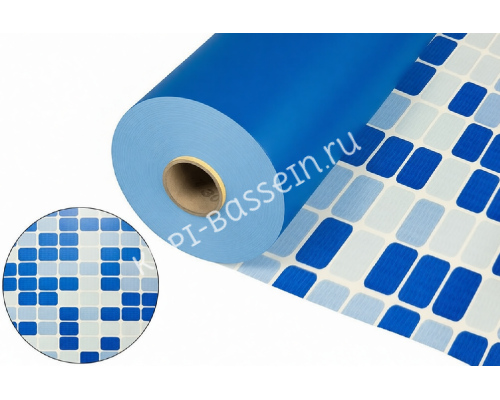 Пленка-мозаика для отделки бассейнов Mosaic FXT007 2х25 (50 кв.м)