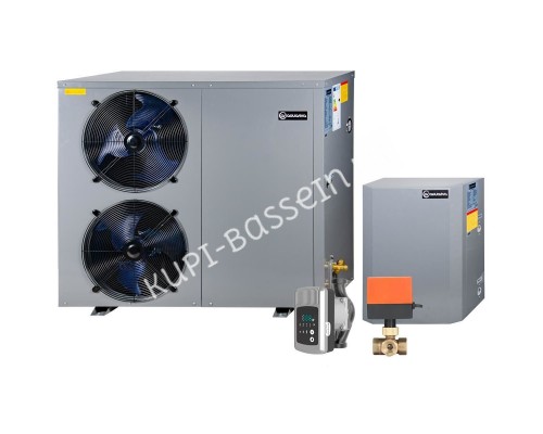 Тепловой насос ГВС Сплит AquaViva AVH-18-25S+CP3W инверторный с циркуляционным насосом и трехходовым клапаном