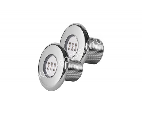 Прожектор встр.из нерж.стали 1 1/2 (18Вт/12В) LED RGB WAKING HJ-FG-SS100 -1,5