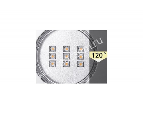 Прожектор встр.из нерж.стали 1 1/2 (18Вт/12В) LED RGB WAKING HJ-FG-SS100 -1,5