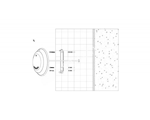 Прожектор накладной из нерж. стали рамка белая (35Вт/12В) LED White WAKING HJ-WM-SS298