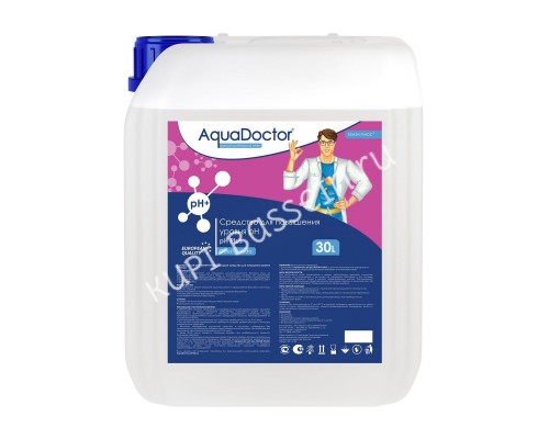 Жидкое средство AquaDoctor pH Plus 30 л для повышения уровня pH в бассейне Жидкое средство AquaDoctor pH Plus 30 л для повышения уровня pH в бассейне