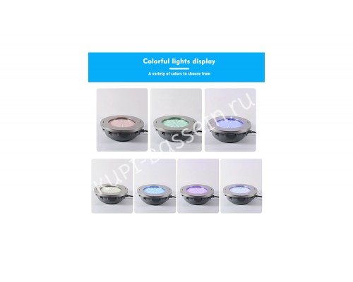 Прожектор из нерж. стали (35Вт/12В) (плитка) LED RGB с пультом Tadpole JKD-QR270-S