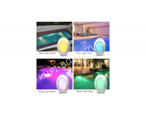 Прожектор  встраиваемый из нерж. стали (35Вт/12В) LED RGB с пультом Tadpole JKD-YC290-SP