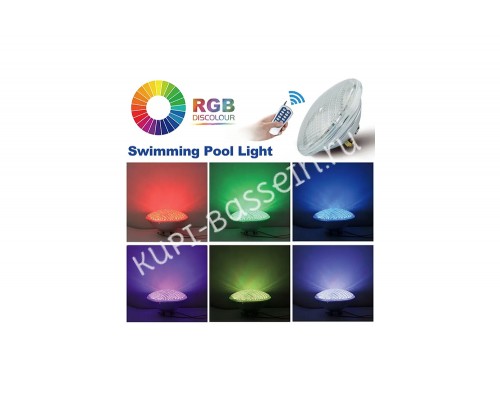 Лампа PAR56 (45Вт/12В) LED RGB с пультом Tadpole JKD-P56-TG